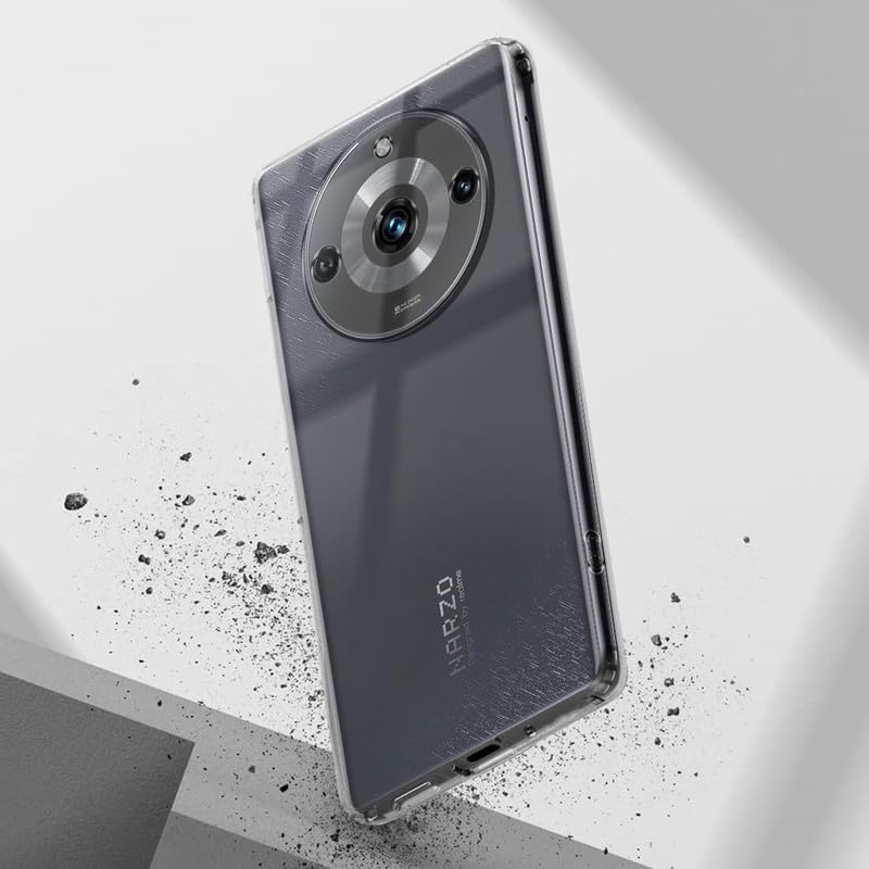 Image of Case Creation Brand - Mobile Cover for Realme Narzo 60 (Soft & Flexible Back Case), Transparent