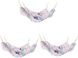 Ipetboom 3 Pçs Hamster Hammock Hamster Casa Cama Pequenos Animais Pendurado Túnel Furão Roupas Furão Brinquedos Cobaia Cama Cobaia Túnel Hamster Pendurado Rato Brinquedos De Pelúcia