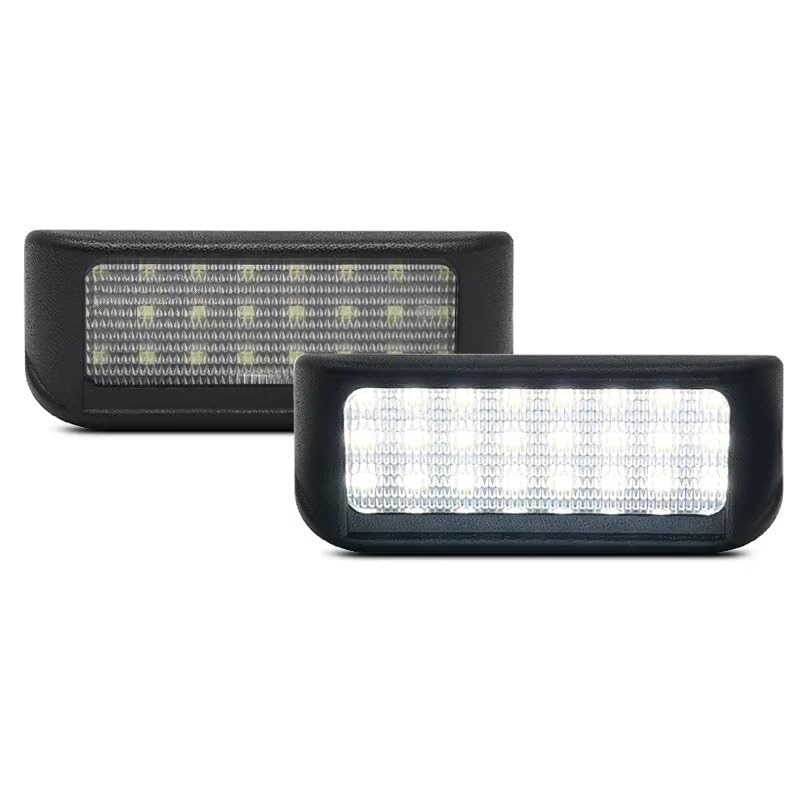 Luz de matrícula potente para Peugeot Expert II Van con iluminación antiniebla clara
