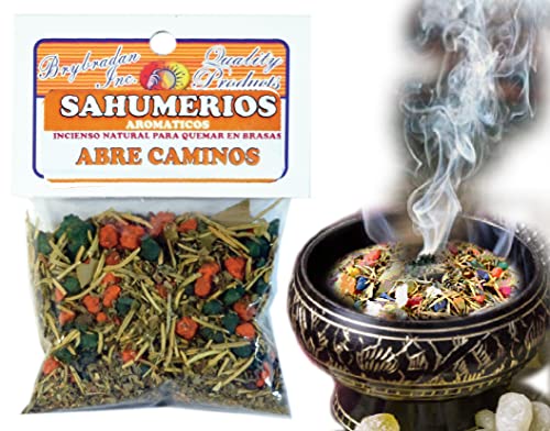 1 PC Road Opener-ABRE Camino Herbal Incense Mix SAHUMERIO ESPIRITUAL DE HIERBAS to Burn Over Charcoal