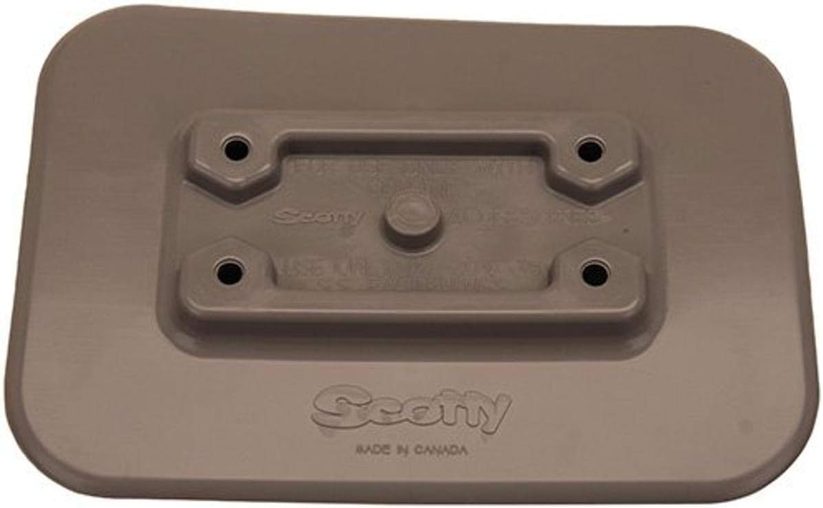 Scotty 341BK GlueOn Pad For Inflatable Boats (Grey) Fishing Equipment Sports