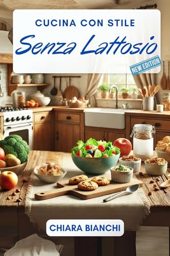 CUCINA CON STILE SENZA LATTOSIO: Segreti per una Dieta Gustosa e Sana con Alimenti e Ricette Deliziose Senza Lattosio