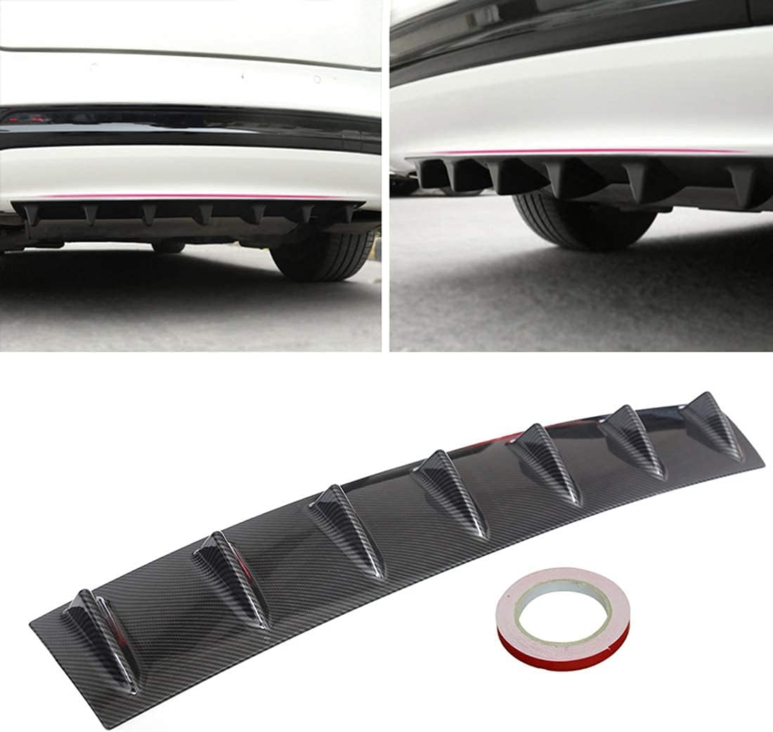 Seasonal Wrap入荷 車のリアバンパーリップディフューザースポイラーマニホールド 7フィンシャークフィンスタイル Abs素材 軽量 性 高耐熱性 Seasonal Wrap入荷 車のリアバンパーリップディフューザースポイラーマニホールド 7フィンシャークフィンスタイル Abs素材 軽量 性 高耐熱性