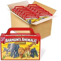 animal crackers make a great part favor for a 1 year old