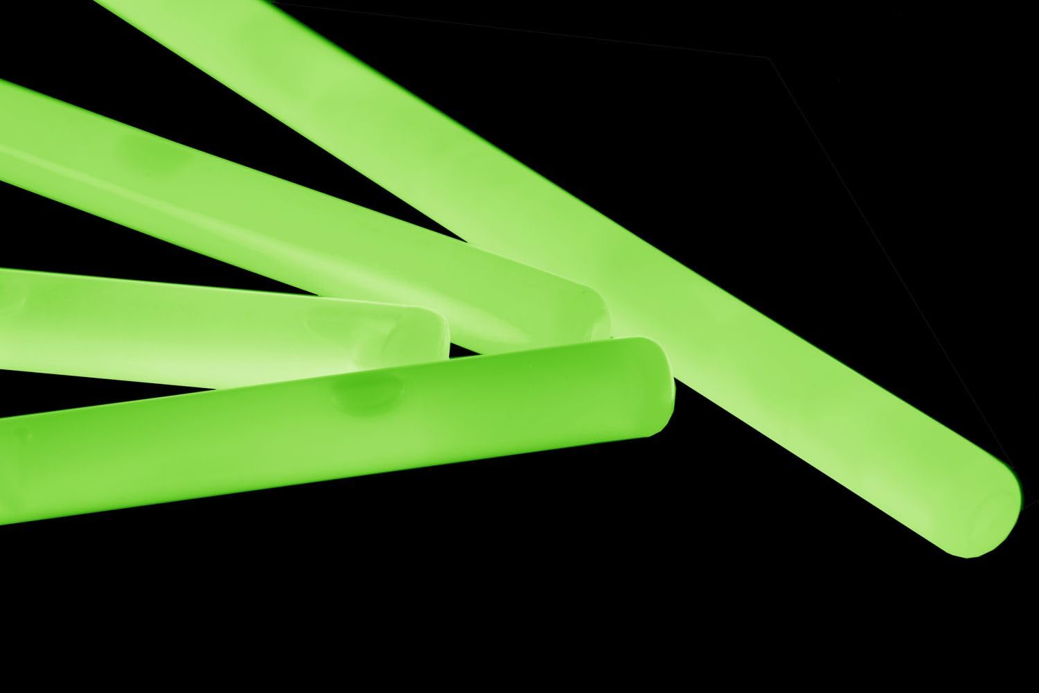 NEON FUN 5 Riesen-Knicklichter KALTWEISS – 300x15mm, 10-12 Std. Leuchtdauer – Party & Notfall