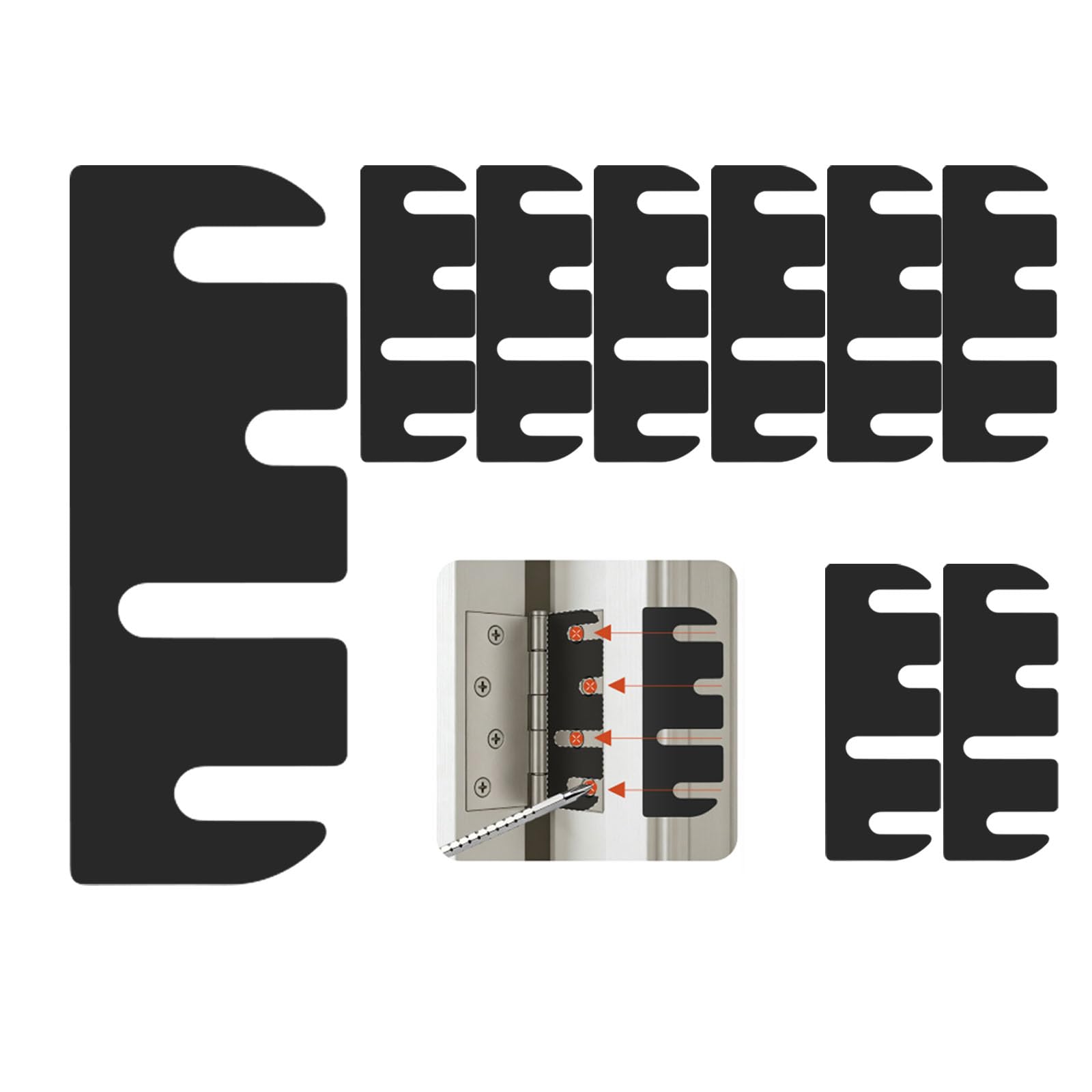 Door Hinge Shims - Level & Stabilize Doors -12