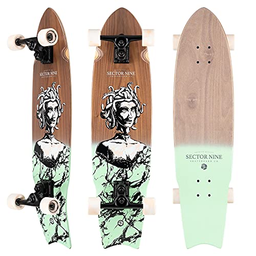 Sector 9 Longboards Gorgon Unagi Kicktail Cruiser 8.75