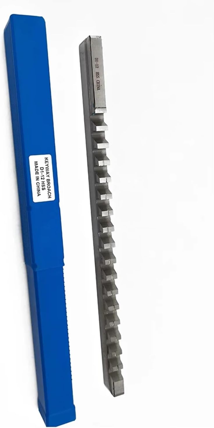 プッシュ式キー溝ブローチ A/B/C/D/2-14mm メートルサイズブローチ CNC ルーター用ブローチツール CNC ルーター金属加工用ツール ﻿  - AliExpress 1420 12mm Dプッシュタイプキー溝ブローチカッター＆シムHSS高速度鋼CNC切削工具ナイフ、シム2個付き