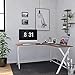 VASAGLE L-Shaped Computer Desk, Corner Office Writing Desk, Gaming Workstation, Sturdy Metal Frame, Easy Assembly, Tools and Instructions Included 57.1