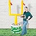 Beistle 3 Piece Novelty Inflatable Goal Post Drink Coolers with Football Decorations Game Day Party Beverage Holders, 74