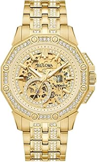 Bulova Automatic Watch 98A292, Gold