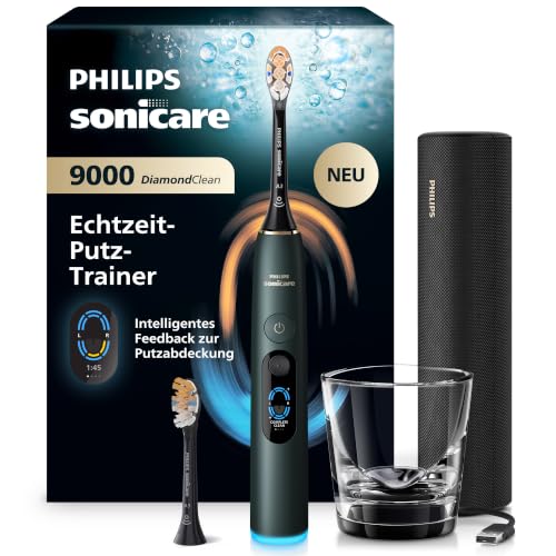 Philips Sonicare Next-Generation DiamondClean 9000 elektrische Zahnbürste - intelligentes Feedback zur Putzabdeckung… – Ansicht 1