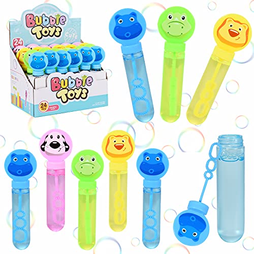 Bulles De Savon Dulcop 12x60ml - Tubes Avec Souffleur Intégré, Pack Portable Avec Poignée