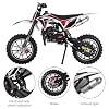 50cc Dirt Bike for Adults & Kids-Kids Dirt Bike 2-Stroke Gas Powered Off Road Motorcycle Mini Bikes with Speeds up to 40 MPH for Uphill and Off-Road Conditions Pull Start Pink