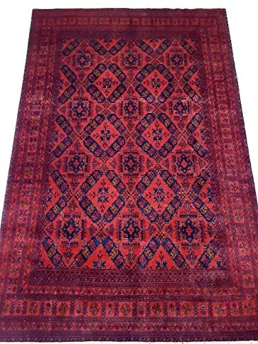 Harooni Khal Momadi Wool Pile Original 9' 9'' x 6' 7'' Rug 10' x 7' Red Rug