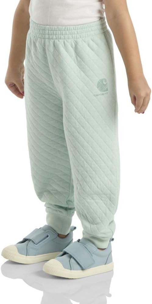 Carhartt Kid's CK9486 Quilted Jersey Logo Sweatpant - Girls