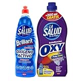 FAMILYCOM. Multiusos Oxigeno Activo La Salud 1L y Oxy Dual 1,5L Pack Quitamanchas.