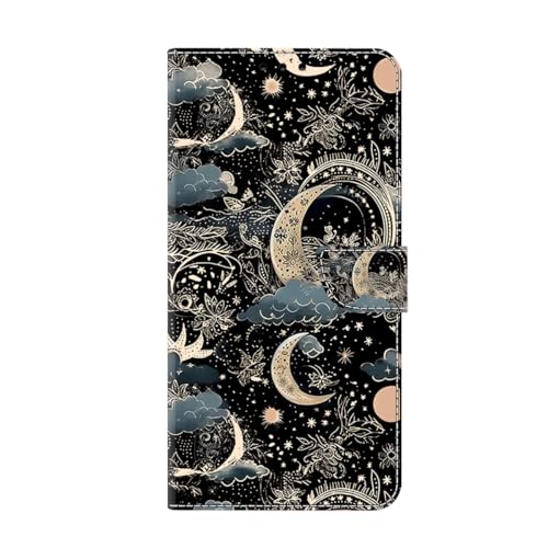 Bnvdfre for Samsung Galaxy A16 Case Protective Wallet Flip Cover Shockproof Card Holder with Magnetic Stand Art Pattern Phone Case for Samsung Galaxy A16 5G/4G, Moon Bnvdfre for Samsung Galaxy A16 Case Protective Wallet Flip Cover Shockproof Card Holder with Magnetic Stand Art Pattern Phone Case for Samsung Galaxy A16 5G/4G, Moon
