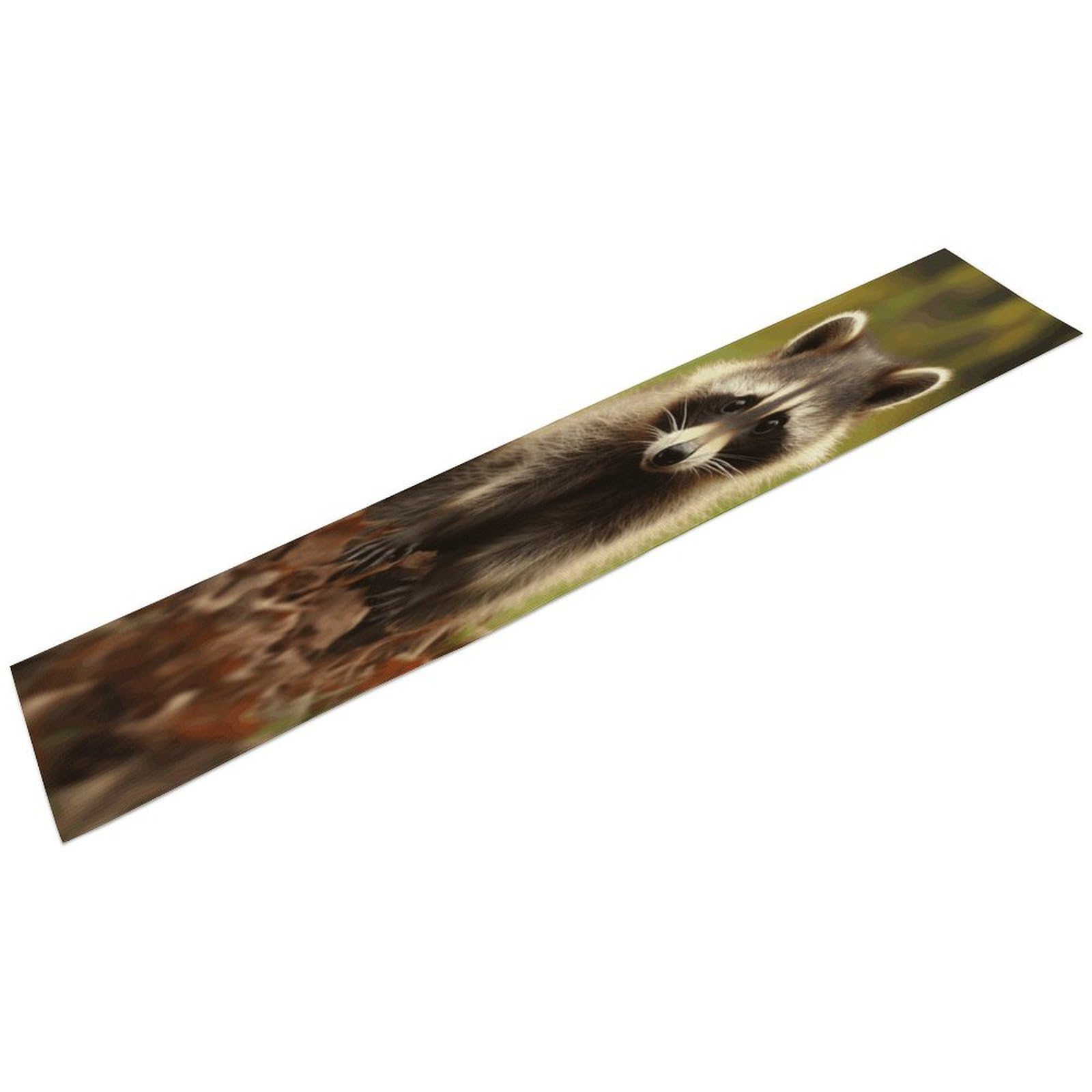 Raccoon Table Runner 13" X 72" Exquisite Linen Table Runner Wrinkle Resistant Farmhouse Rustic Table Runners Seasonal Table Decoration for Kitchen Dining Home Party