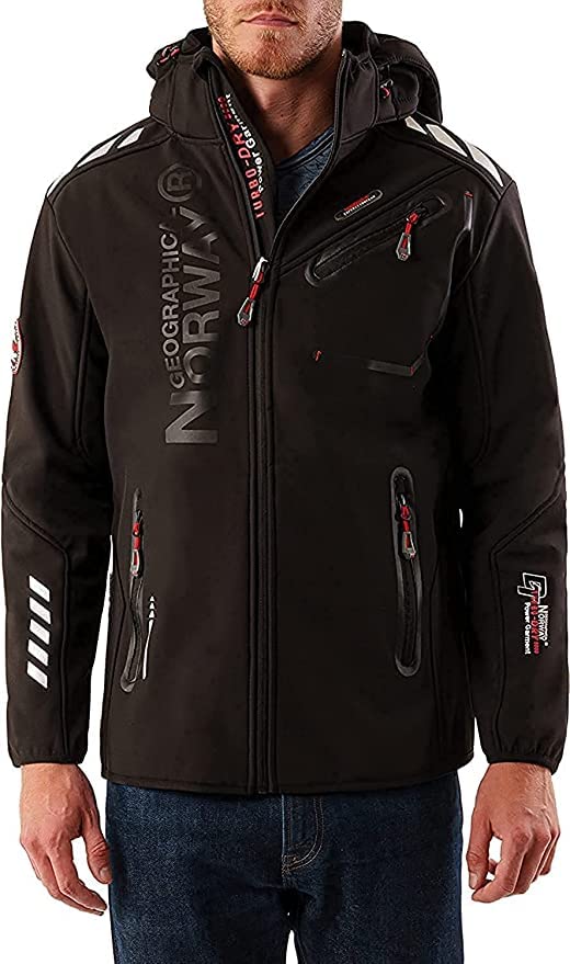 Veste Softshell homme Geographical Norway blouson outdoor noir