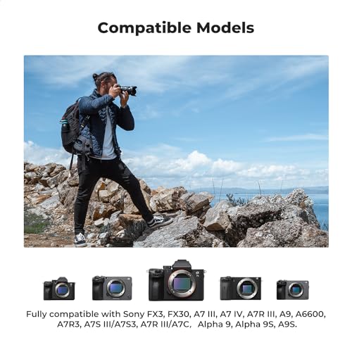 Image of K&F Concept NP-FZ100 Battery Charger, Dual LCD Battery Charger Compatible with Sony A7 iii, A7 iv, A7RIII, A7RIV, A7C, A7Cii, FX30, A6700, A6600, A9, A1, ZV-E1, ZV-E10 II Camera Batteries