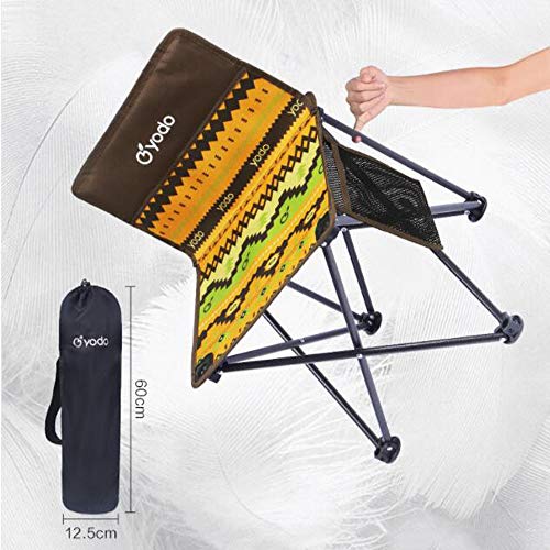 Chaise de pêche portative et pliante pour camping et jardin
