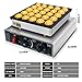 YOOKTEN Mini Dutch Pancake Baker Make,25pcs Commercial Electric Maker Pizzelle Maker,Non-stick Waffle Pancake Maker,Mini Pancakes Machine with Timer,Muffin Waffle Maker for Restaurant and Home