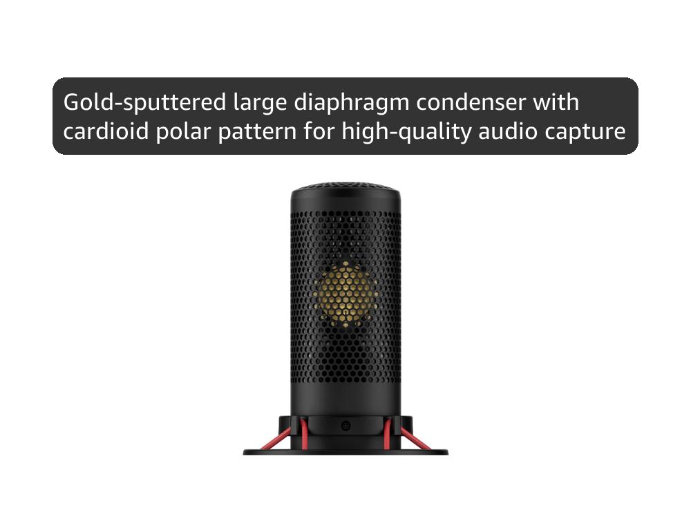 Amazon.com: HyperX ProCast Microphone – Large Diaphragm Condenser