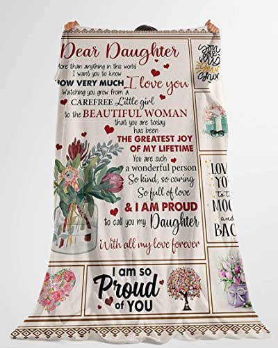 Coperta in pile con scritta I Am Proud To Call