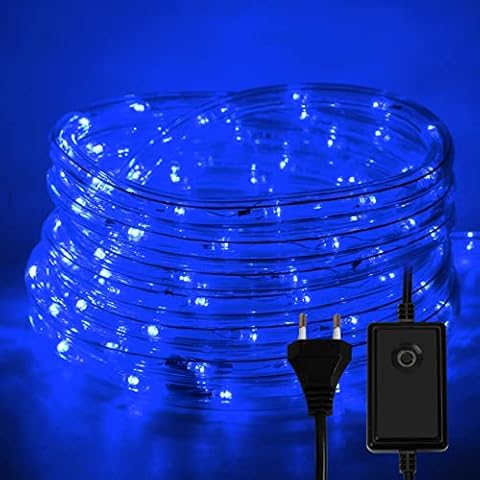 Ikodm 10m LED Lichtschlauch, 240 LEDs Lichterschlauch 8 Modi Cover