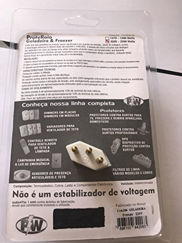 PW Prote Raio Geladeira e Freezer 220V, branco