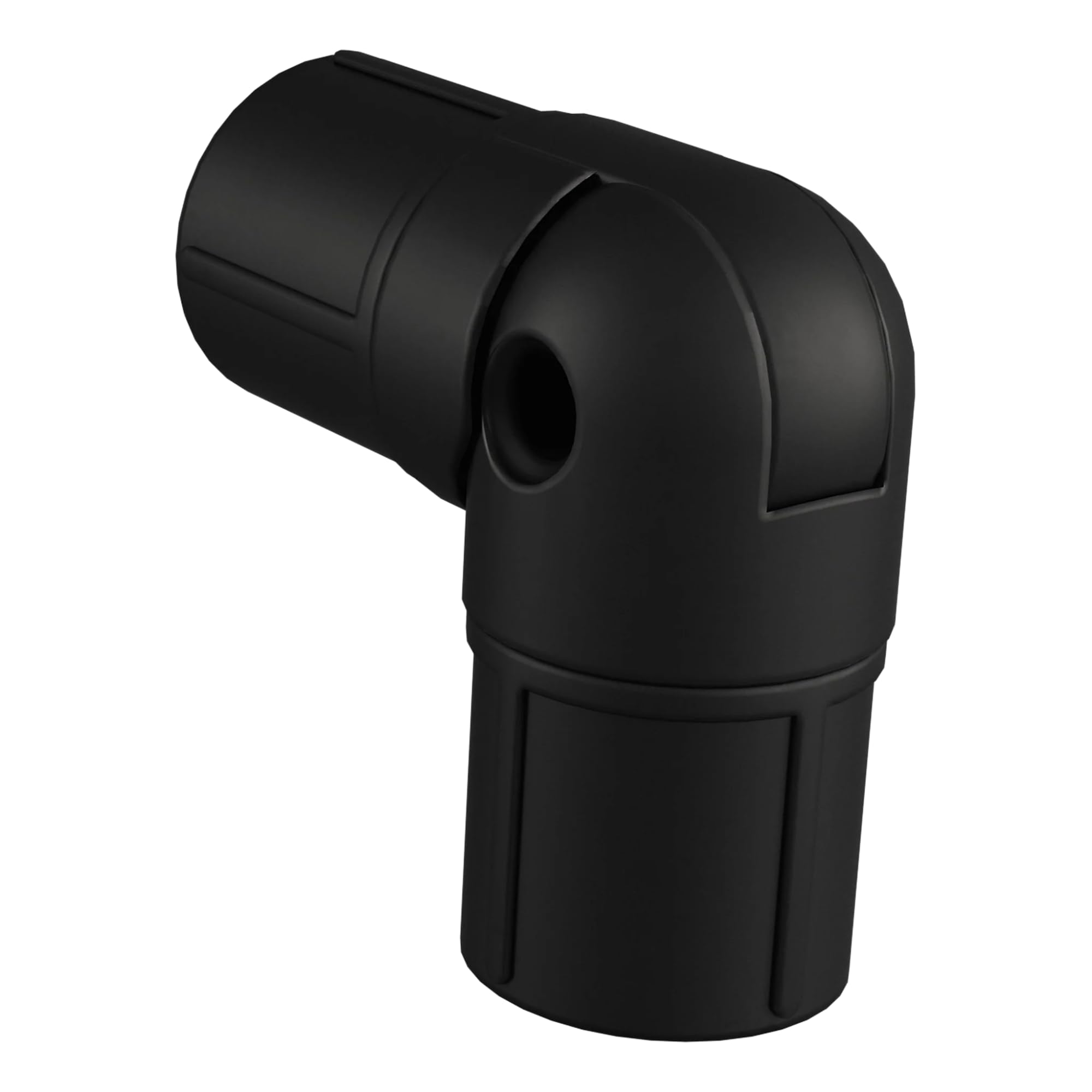 Stiley Living 25mm Curtain Pole Bay Connector 90°-135° (Matt Black)