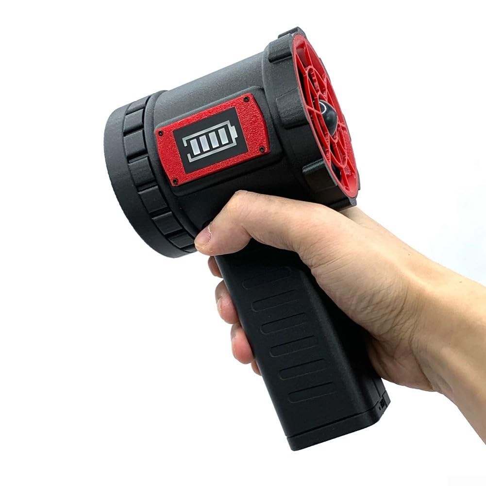 Handgebläse Metall 650W 240km/h Wind(Black +Red)