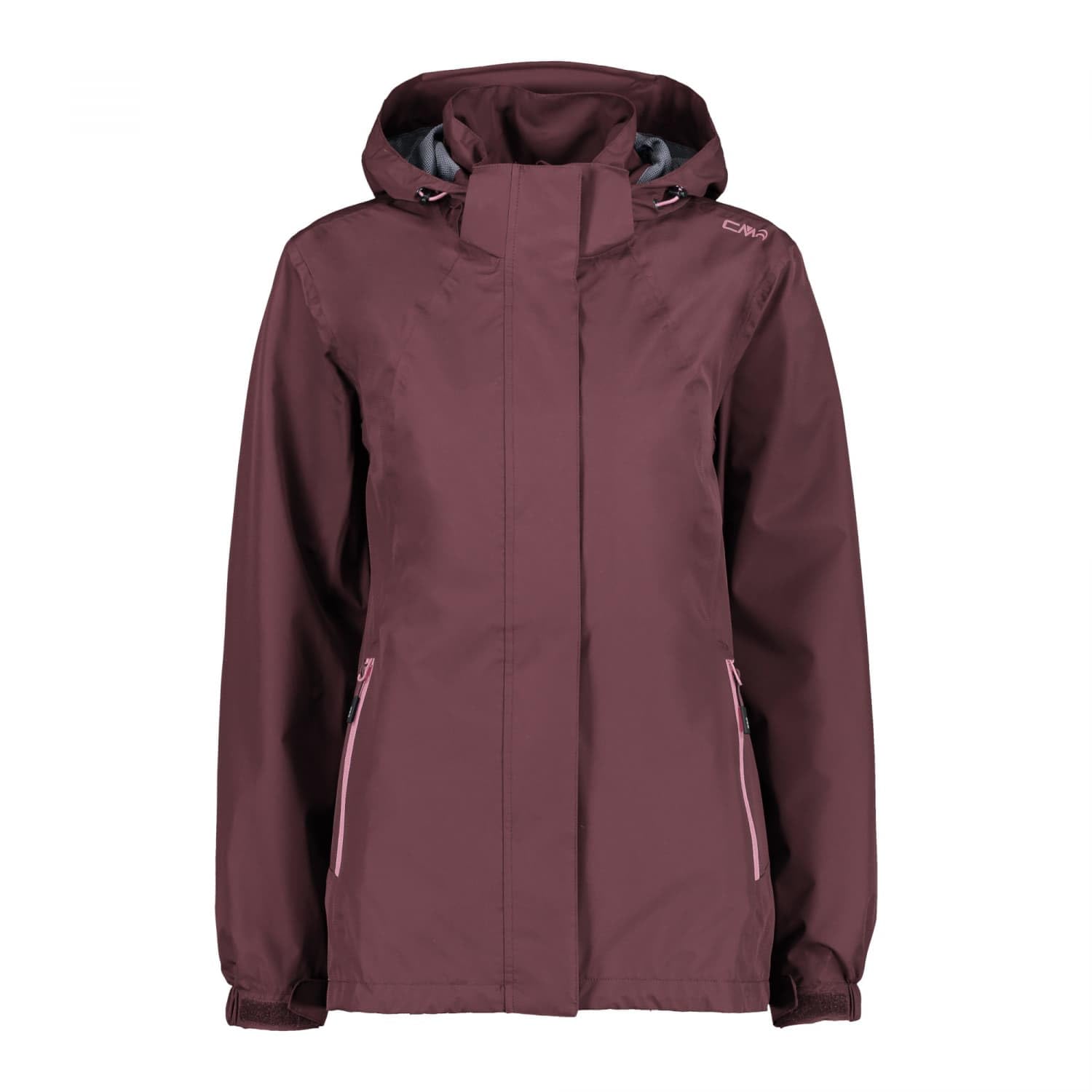 CMP - Woman Jacket Zip Hood With Ventilation, Plum, L