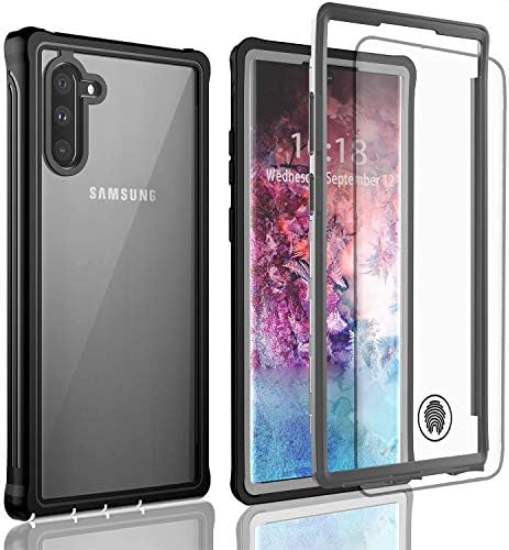 Samsung Galaxy Note 10 Case, OWKEY Clear Full Body Rugged Heavy Duty Protection, Shock Drop Proof Impact Resist Slim Fit Cover with Free Screen Protector for Samsung Galaxy Note 10 6.3″, 2019