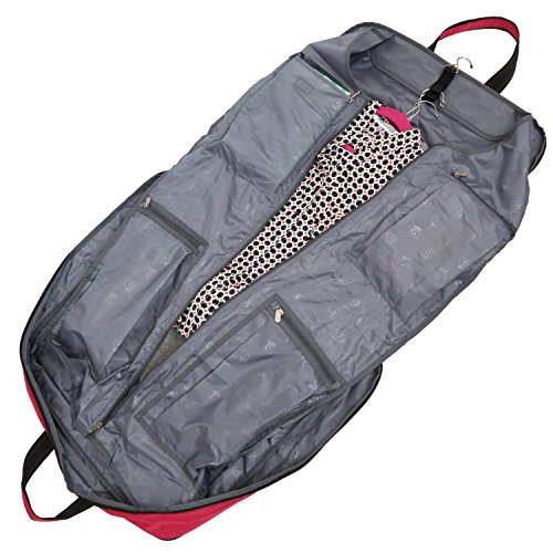 ELESAC Canvas Style Duffel Bag With Matching Fold-able Garment Bag Set for Men and Women