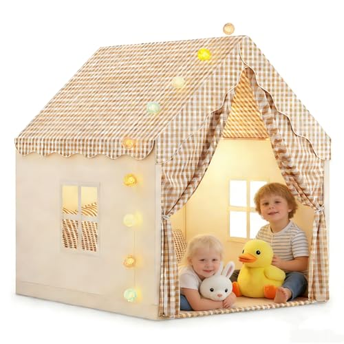 Tenda da gioco per bambini, per interni con luci a