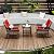 CIRMUBUY 3-Piece Patio Furniture Set,Outdoor Rocking Chairs Set of 2, Patio Conversation with 2 Wicker Chairs with Coffee Table and Cushions for Garden,Porch,Backyard, Bistro