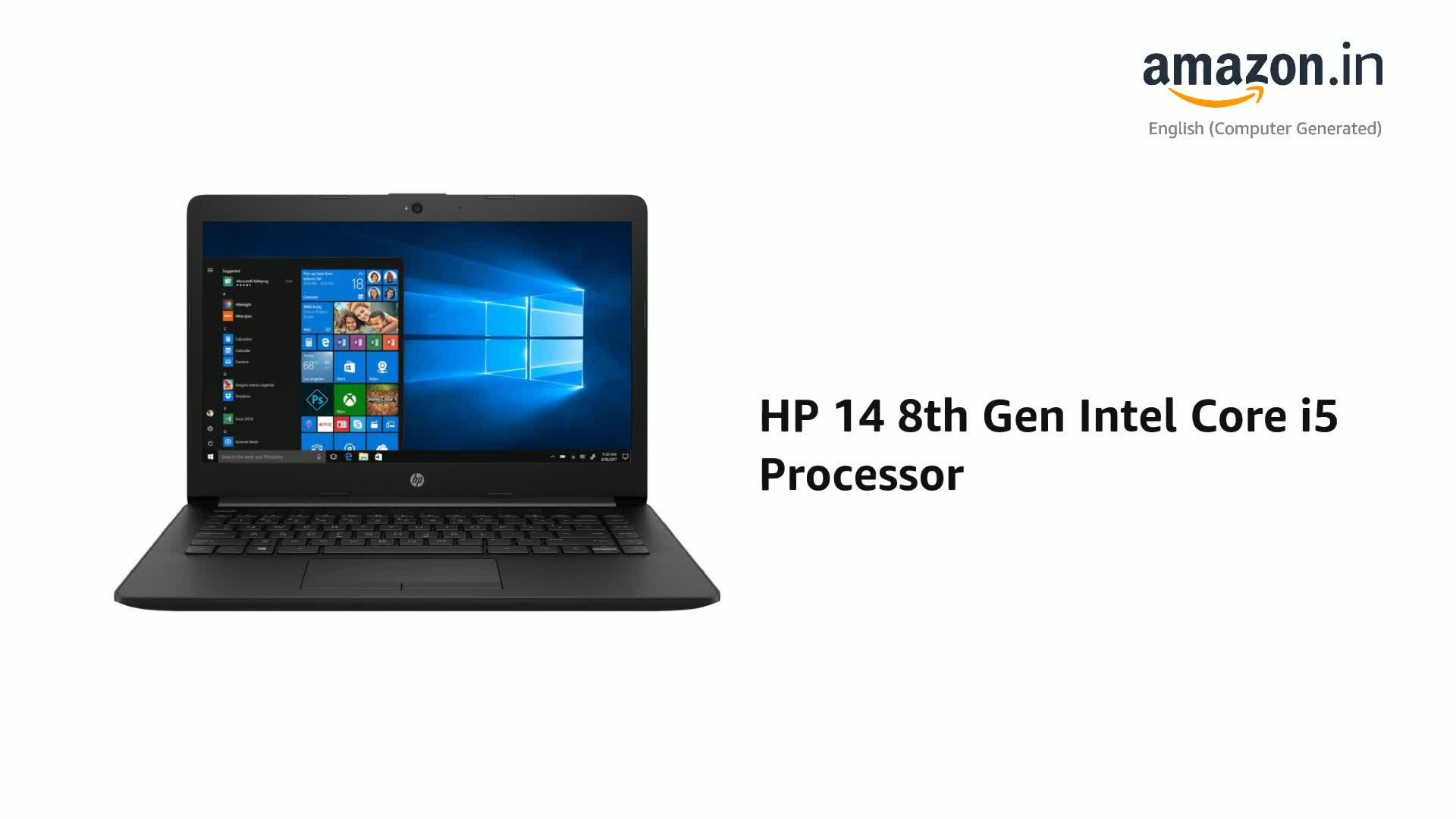 HP 14 8th Gen Intel Core i5 Processor (8GB/256GB SSD/Windows