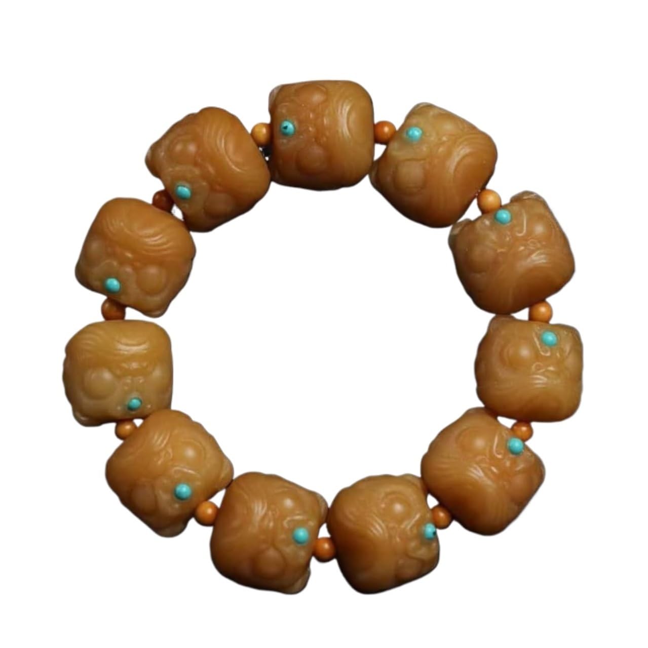 Bracciale Bodhi con Perline Squisito Leone Danzante