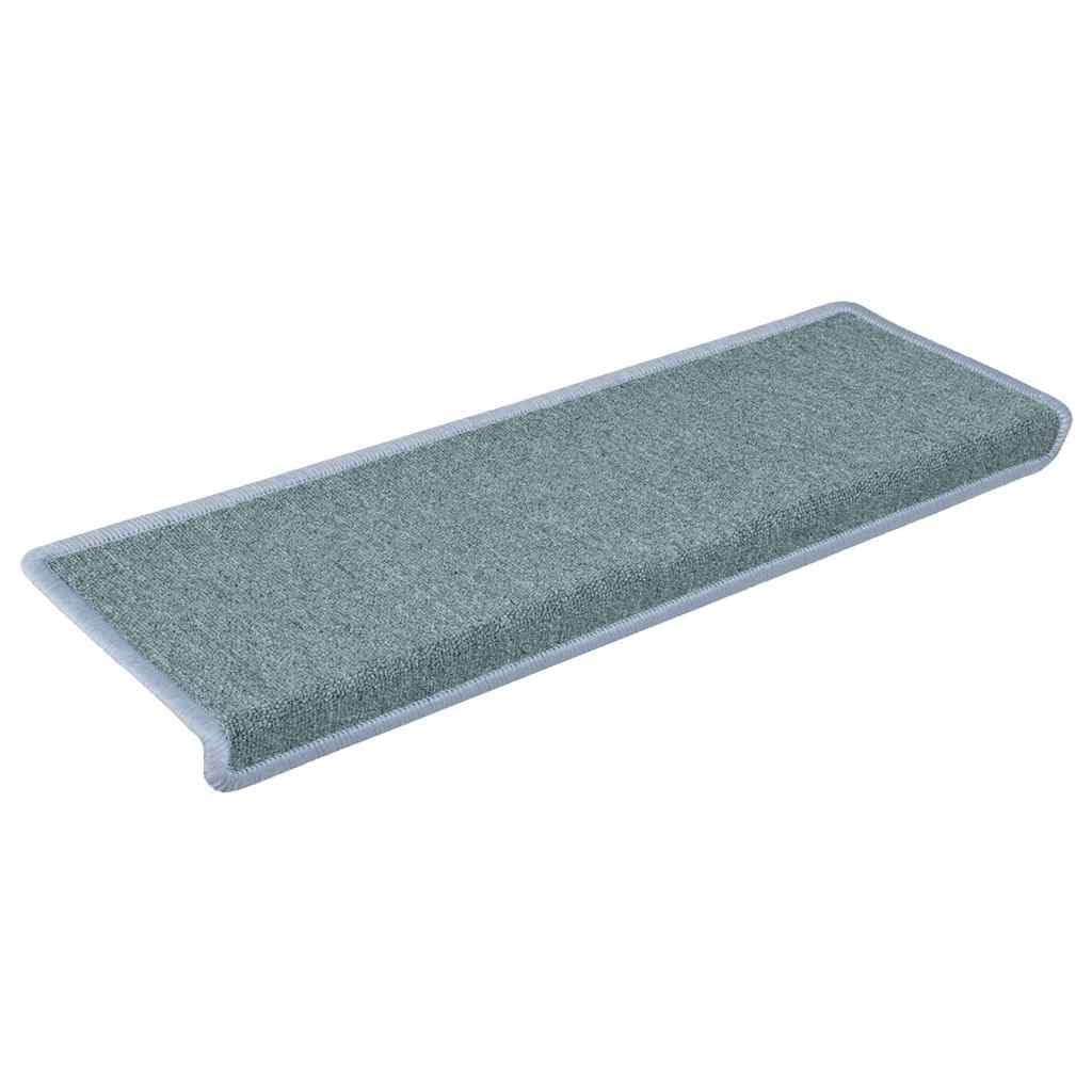 Mata na schody 15 sztuk 65x21x4 cm Granatowa PP Tufté