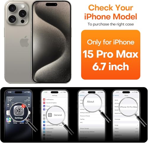 Image of IQShield My-View Privacy Screen Protector Tempered Glass Guard for iPhone 15 Pro Max, 9H Hardness, 2-Way Anti-Spy, Case Friendly [1 Pack]