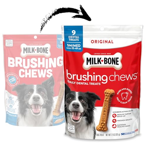 Image of Milk-Bone Brushing Chews, Small /Medium, Original Flavor, 45 Dental Treats