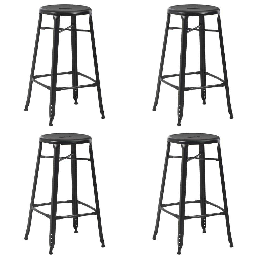 Tabourets de bar en acier stable lot de 4 pour résoudre le manque de place dans la cuisine