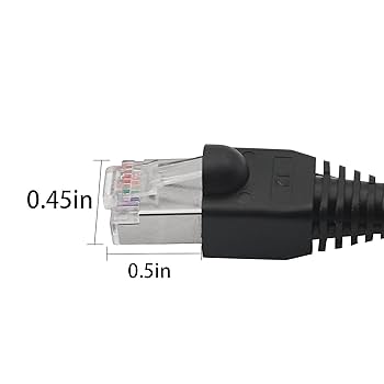 Câble RJ50 10P10C QIANRENON - 1m - Pour Radio Motorola, Scanner, Impressions