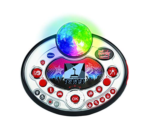 VTech Kidi Superstar LightShow Micro sur Pied 8 en 1 Microphone Karaoké Enfant avec Boule Disco Apprentissage du Chant et Jeux Cadeau Enfant Dès Contenu en Français - vue 10