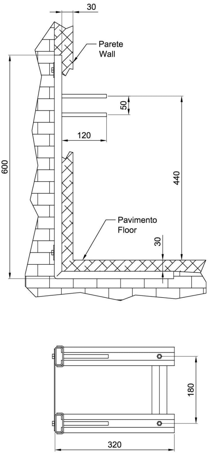 Estructura de soporte para inodoro suspendido serie EASY - Idral