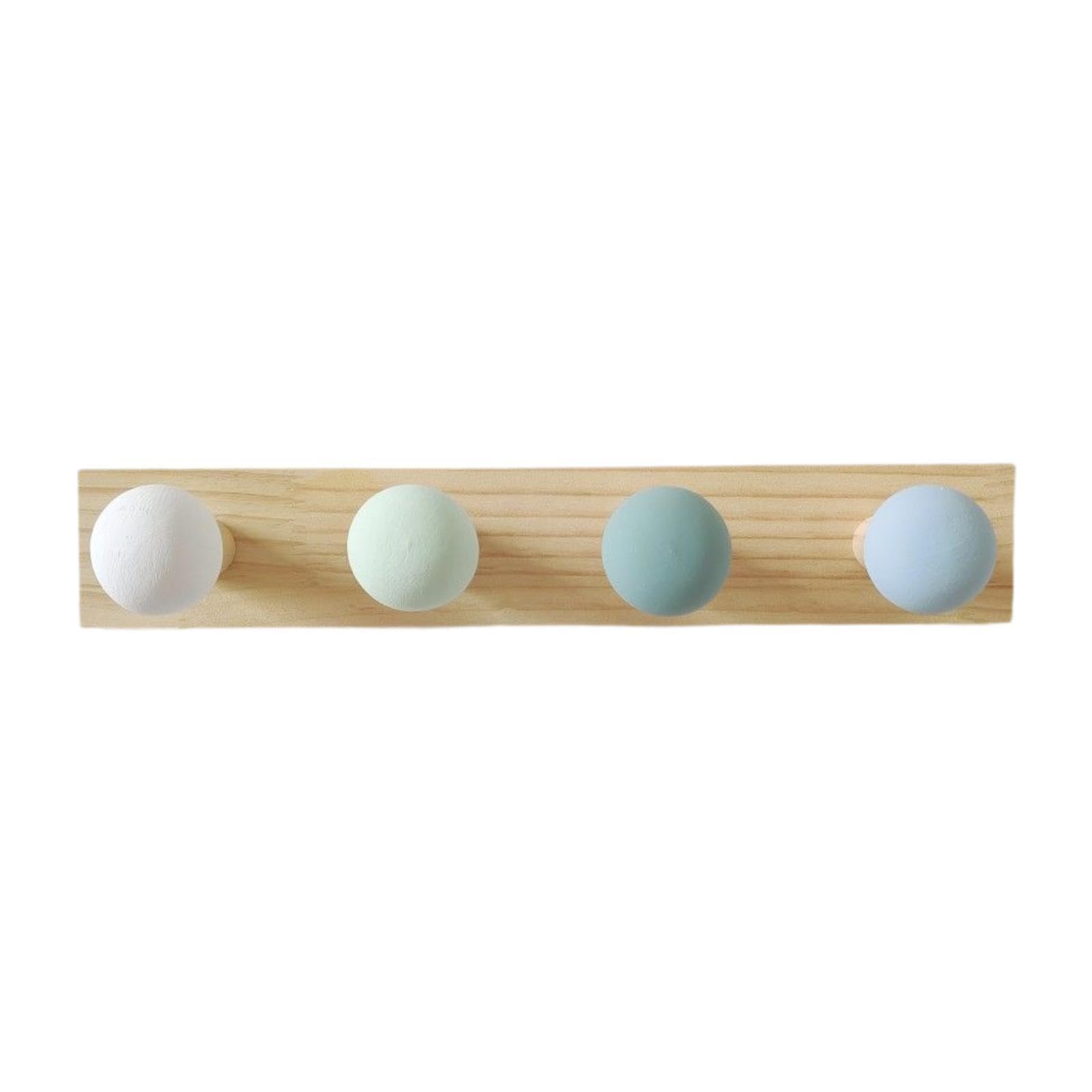 Neaxgeandx Style B Wooden Coat Hooks Hat Rack Wooden Coat Rack For Wardrobe Mudroom Living Room