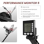 Fitvids Rowing Machine for Home, Indoor Exercise Equipment, Wind Resistance Rowing Machine with LCD Display - Image 2