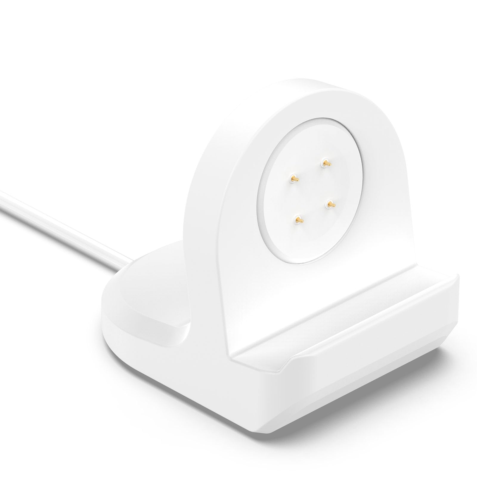 2Pack Charger Stand Compatible with Google Pixel Watch 2 Charger Silicone Charging Stand Non-Slip Base Charger Dock Station White [Charging Cable Not Included]